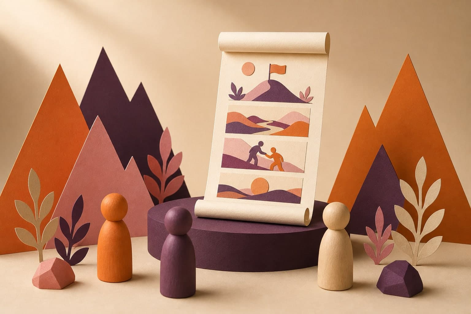 A brand story framed for partners and markets to repeat