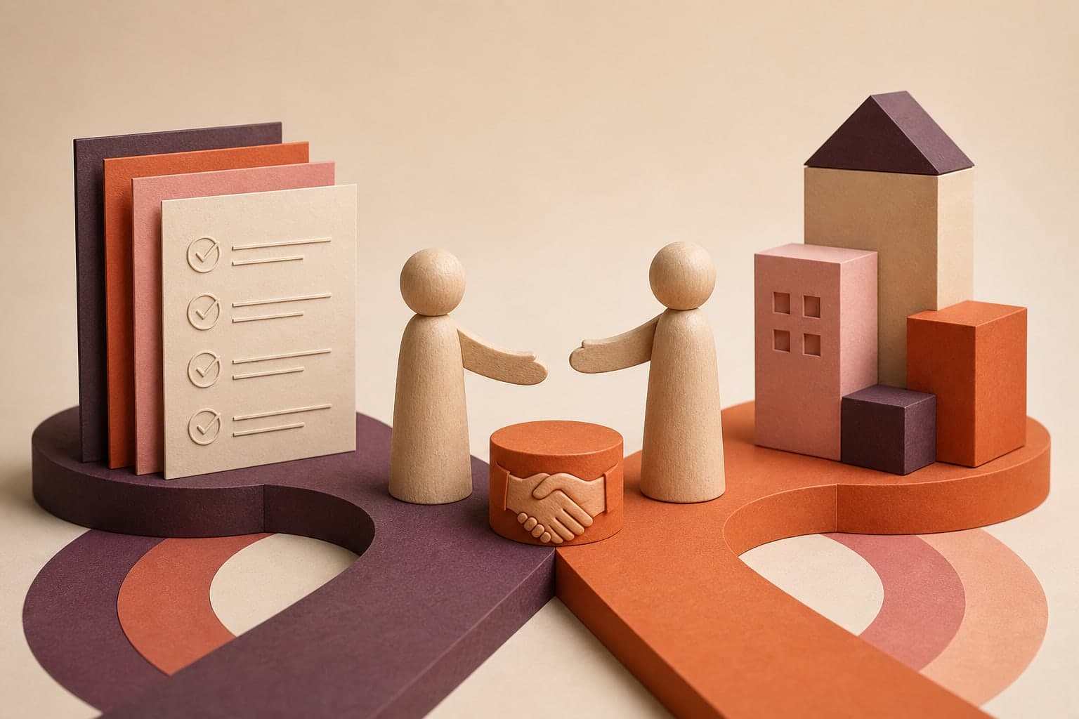 A partner introduction checklist connecting two companies with clear overlap